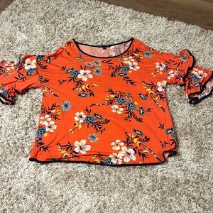 Orange Flower Top